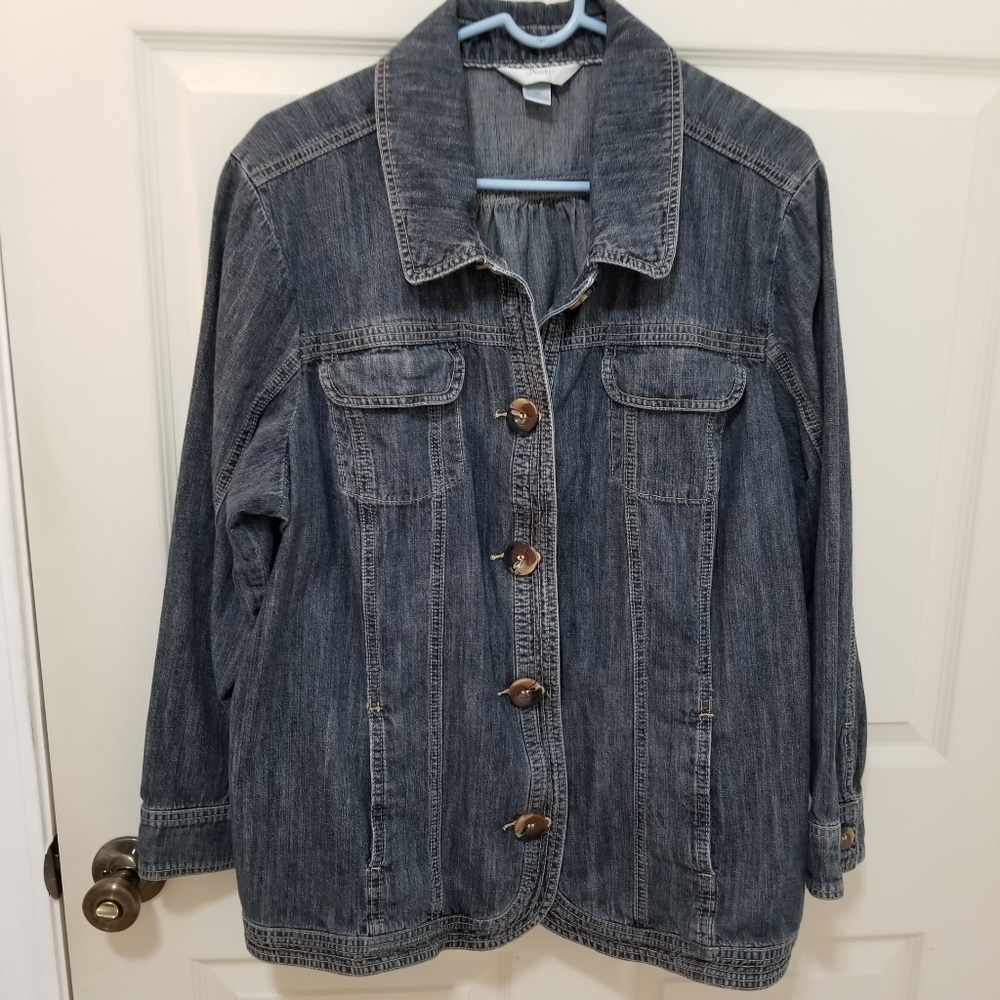 CJ Banks Jean Jacket 3X